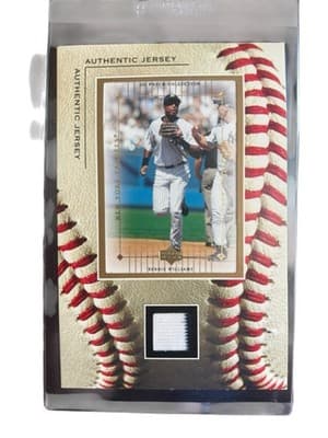 Tony Gwynn Bernie Williams Chipper Jones Game Used Jersey Relic Card Lot HOF - Thumbnail 3