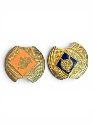 Vintage Cub Scout Boy Scout Neckerchief Slides Gold Tone Enamel Lot of 2 - Thumbnail 3