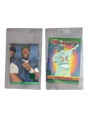 Kirby Puckett Baseball Card Lot 1994 Finest Upper Deck Jumbo Twins HOF - Thumbnail 6
