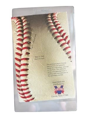 Tony Gwynn Bernie Williams Chipper Jones Game Used Jersey Relic Card Lot HOF - Thumbnail 7
