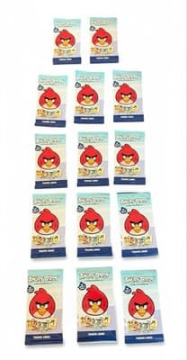 Angry Birds Trading Card Pack Lot 14 Sealed Packs Rovio 7 Cards Per Pack - Thumbnail 2