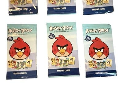 Angry Birds Trading Card Pack Lot 14 Sealed Packs Rovio 7 Cards Per Pack - Thumbnail 5