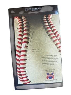 Tony Gwynn Bernie Williams Chipper Jones Game Used Jersey Relic Card Lot HOF - Thumbnail 9