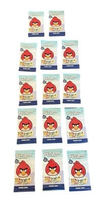 Angry Birds Trading Card Pack Lot 14 Sealed Packs Rovio 7 Cards Per Pack - Thumbnail 4