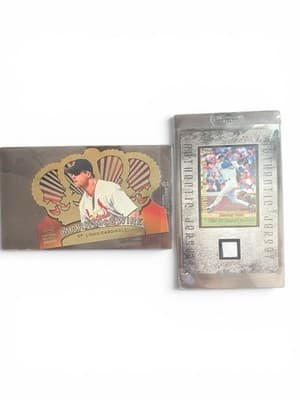 Mark McGwire Sammy Sosa Card Lot Crown Royale Die Cut Jersey Relic Cubs - Thumbnail 7