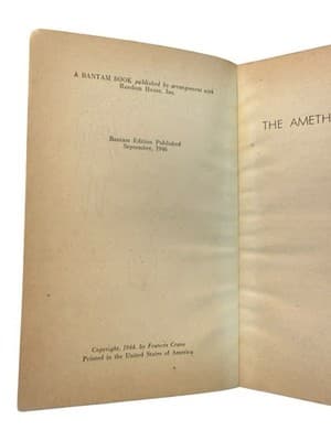 The Amethyst Spectacles Frances Crane 1946 Bantam 49 Patrick Abbott Mystery - Thumbnail 8