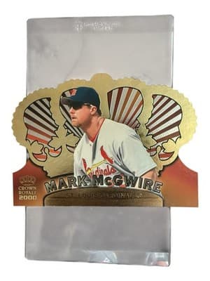 Mark McGwire Sammy Sosa Card Lot Crown Royale Die Cut Jersey Relic Cubs - Thumbnail 2