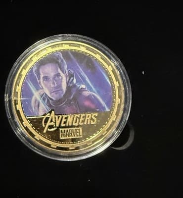 Marvel Avengers 24K Gold Plated Commemorative Coin Set w Display Case COA - Thumbnail 8