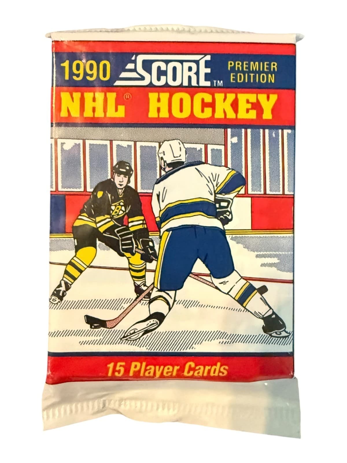 Lot of 4 1990-91 SkyBox Inaugural Edition Premier Edition NBL NHL Hockey Cards - Thumbnail 2