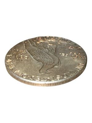 Vintage HCJ Indian Head 1 Troy Oz .999 Silver Round Eagle Toned Bullion - Thumbnail 4