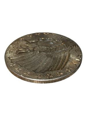 Vintage HCJ Indian Head 1 Troy Oz .999 Silver Round Eagle Toned Bullion - Thumbnail 5