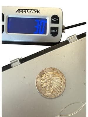 Vintage HCJ Indian Head 1 Troy Oz .999 Silver Round Eagle Toned Bullion - Thumbnail 6