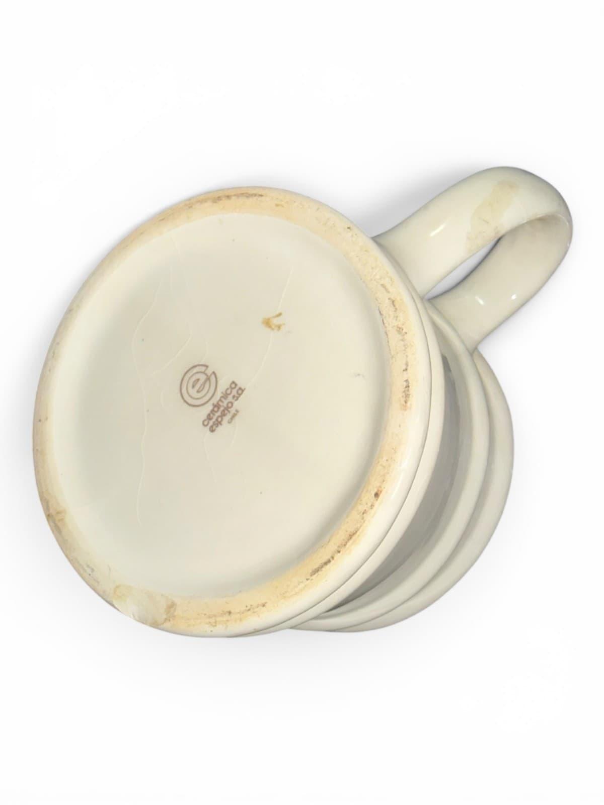 Vintage Ceramica Espejo Chile Barbershop Old Fashioned Luxury Shaving Mug - Thumbnail 4