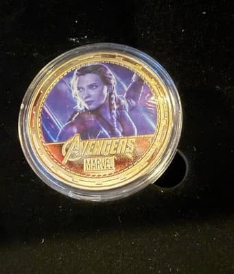 Marvel Avengers 24K Gold Plated Commemorative Coin Set w Display Case COA - Thumbnail 9