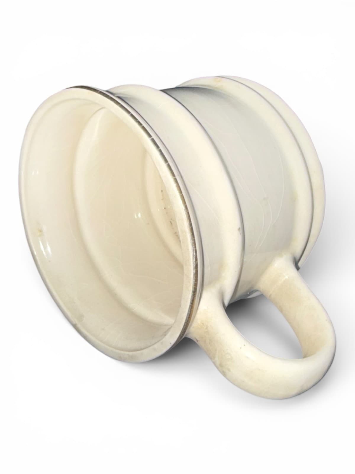 Vintage Ceramica Espejo Chile Barbershop Old Fashioned Luxury Shaving Mug - Thumbnail 6