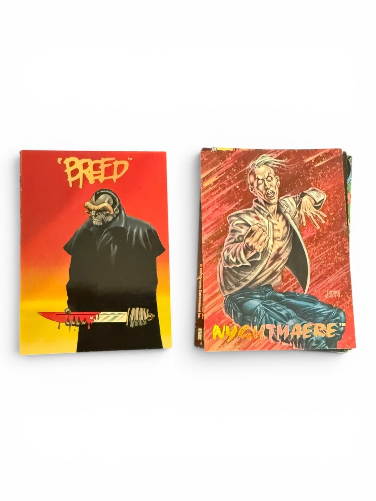 Creators Universe Card Game Lot Horror Fantasy Cards Plastic Case Vintage Style - Thumbnail 2
