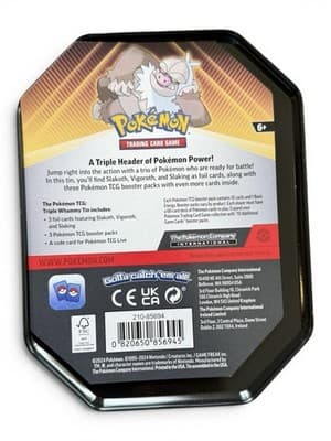 Pokemon TCG - Triple Whammy Collector Tins. All Open With Cards - Thumbnail 9