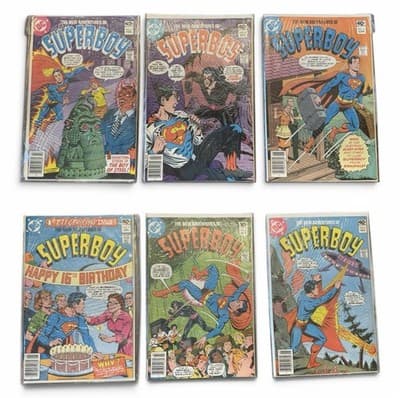 Superboy #1-6 Complete 1980 DC Comic Lot New Adventures Superman