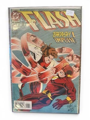 The Flash #93 & #301 DC Comic Lot Impulse Scarlet Speedster - Thumbnail 2