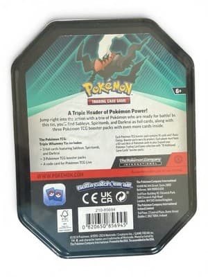 Darkrai 2024 Pokemon TCG Tin Brand New Sealed - Thumbnail 5