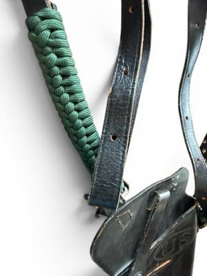 U.S. 1911/1911A1 Korean/Vietnam Black Shoulder Holster. Western Mfg KPM 7791527 - Thumbnail 8