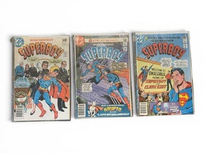 Superboy #7-12 1980 DC Comic Lot New Adventures Bronze Age Superman - Thumbnail 3