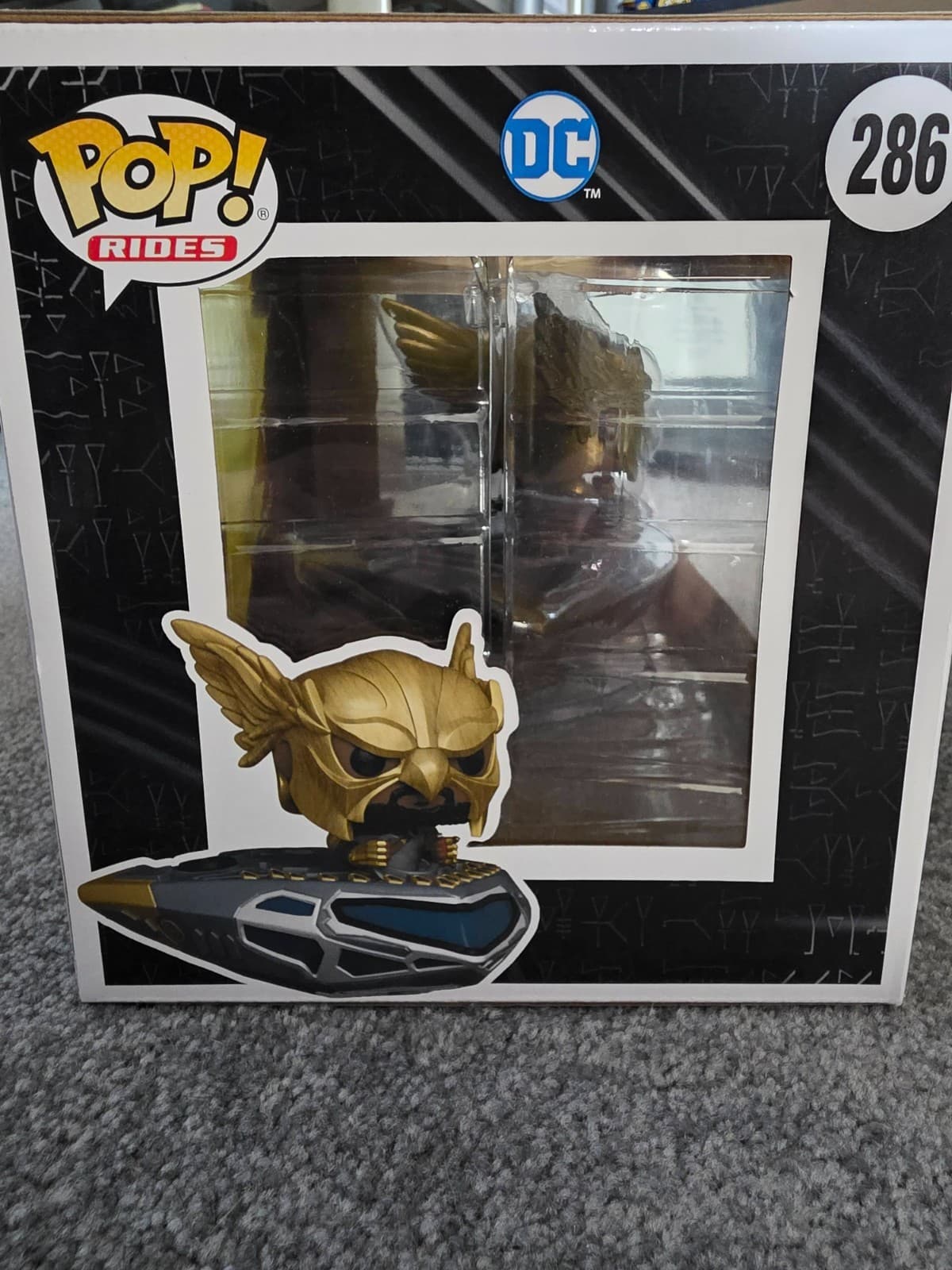 Funko Pop Black Adam Lot – Hawkman in Cruiser #286 + Black Adam #1232 - Thumbnail 3