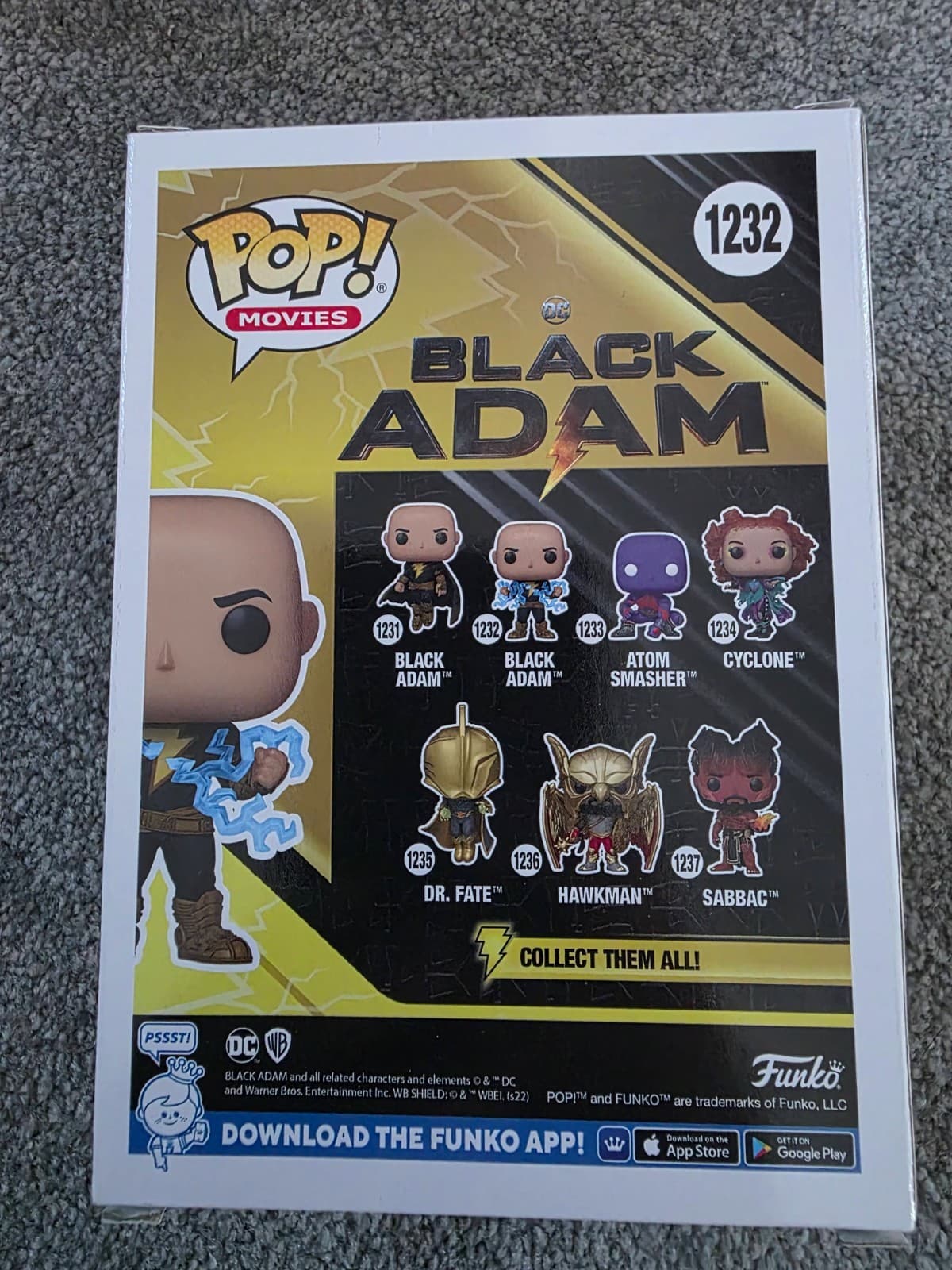 Funko Pop Black Adam Lot – Hawkman in Cruiser #286 + Black Adam #1232 - Thumbnail 8