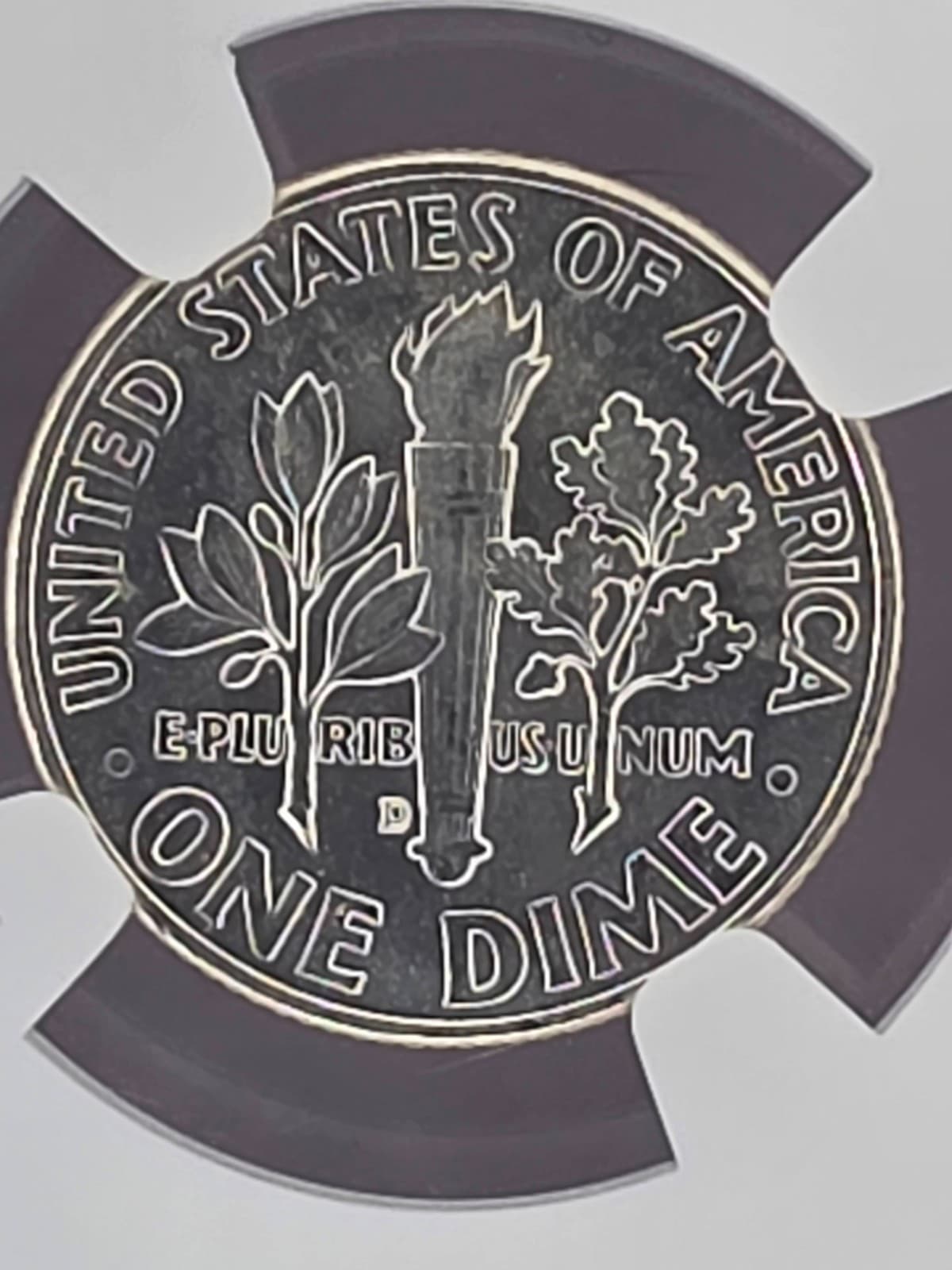 1959‑D Roosevelt Dime • NGC MS66 FT • Full Torch • 90% Silver • High Grade 10C - Thumbnail 3