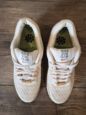Nike Air Max 90 SE "Sun Club" Sail/Pink/Tan – Women's Size 10 - Thumbnail 4