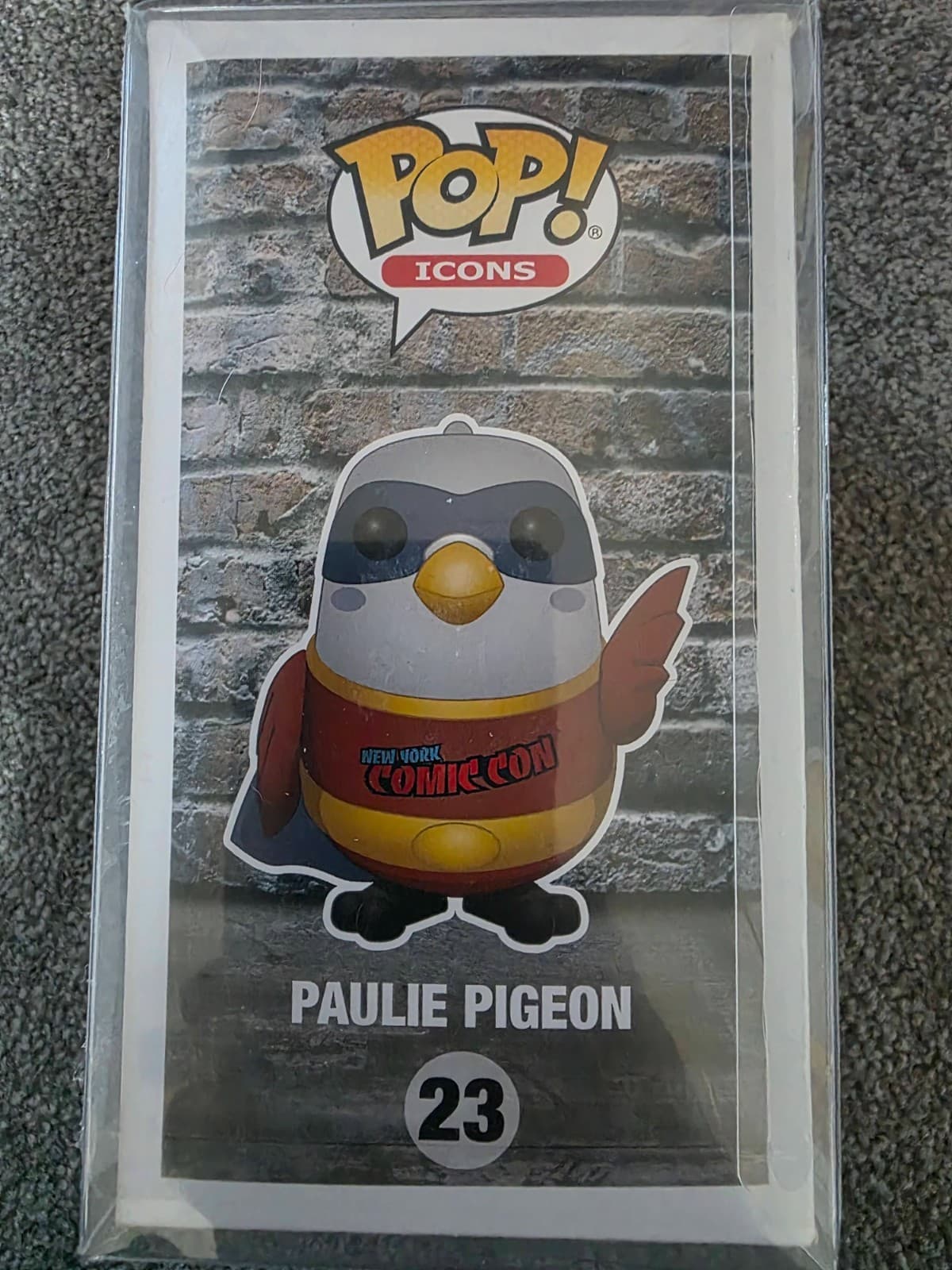 Funko Pop Paulie Pigeon #23 – NYCC 2019 Fall Convention Exclusive - Thumbnail 2