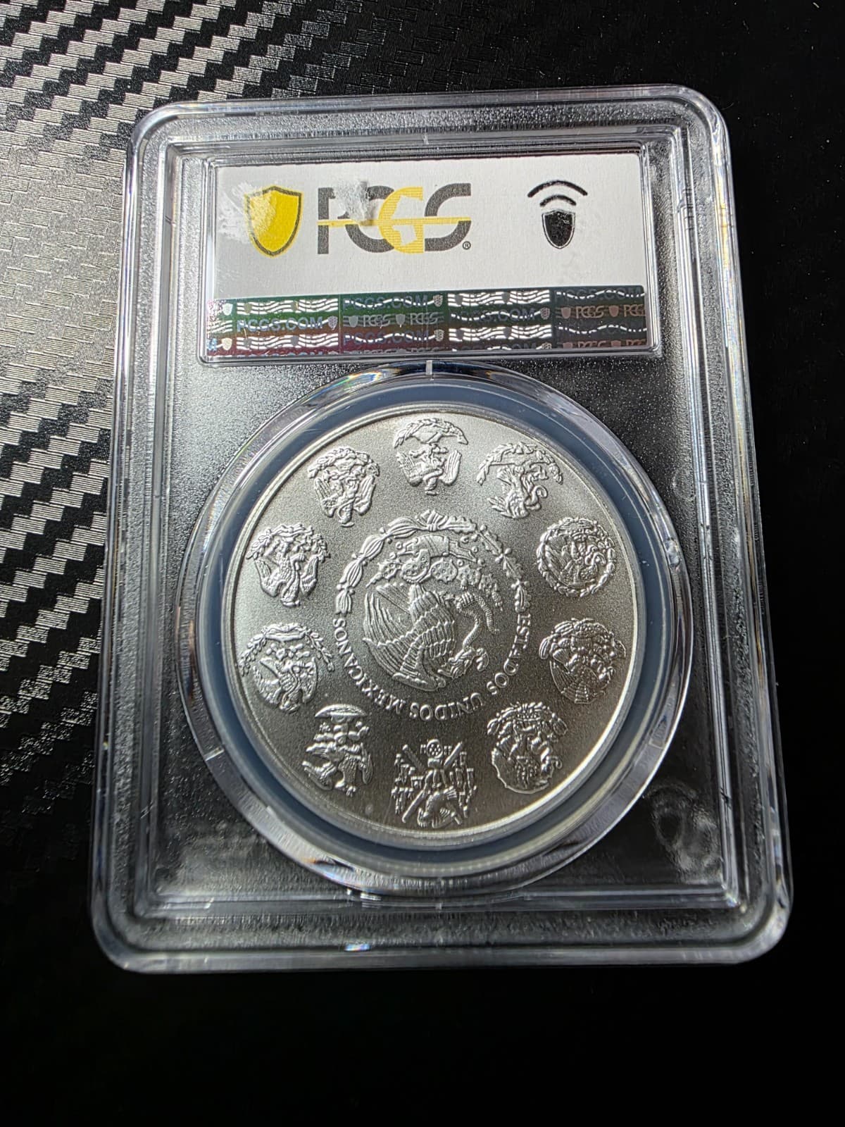 2016 Silver Mexican Libertad 1 Onza PCGS MS70 - Thumbnail 4
