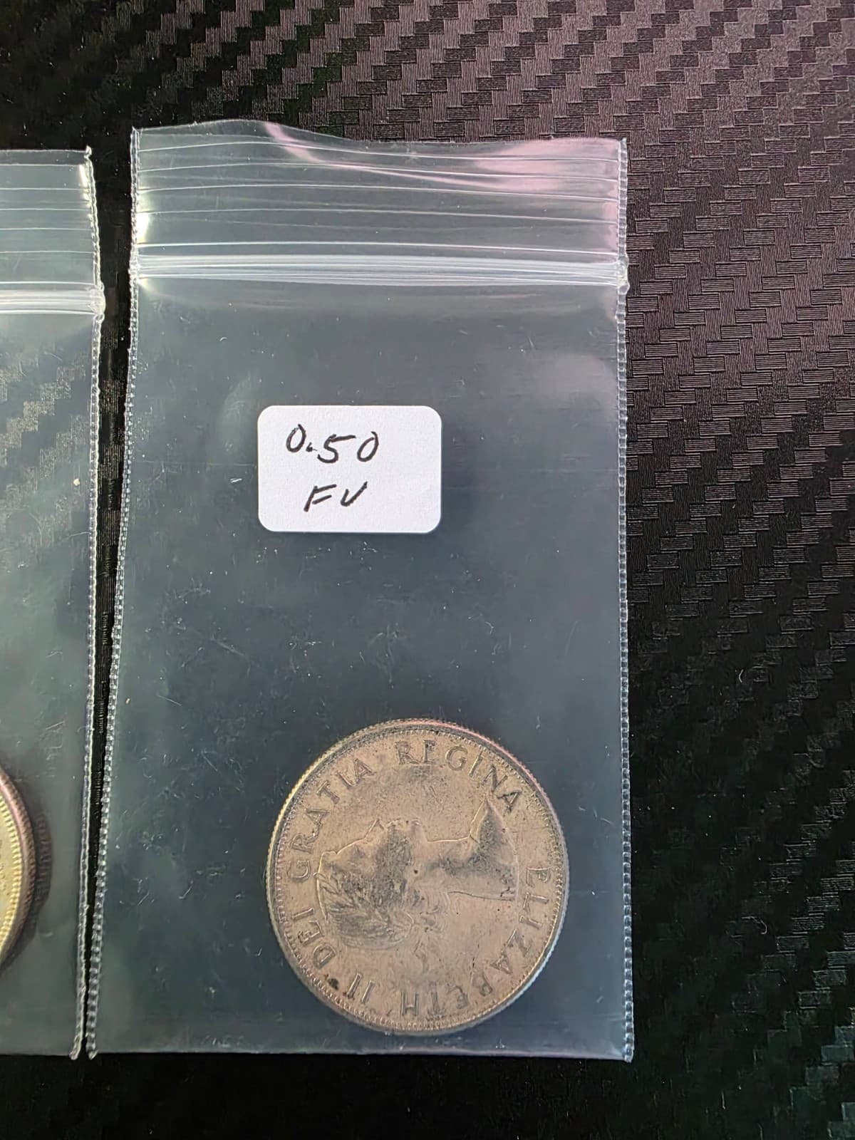 Lot of 3 Canada Silver Half Dollars • 80% Silver • 1950s–1960 • AT SPOT - Thumbnail 2