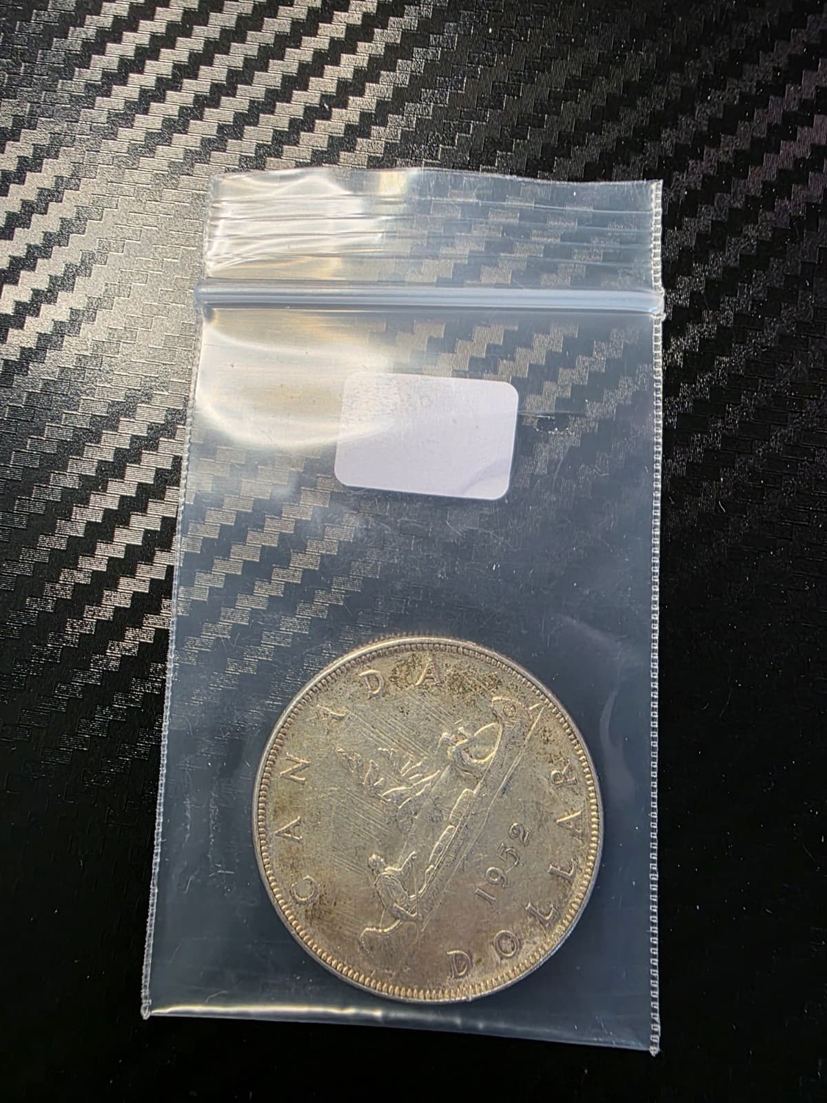 1952 Canada Silver Dollar • King George VI • 80% Silver • Canadian $1 Coin - Thumbnail 2