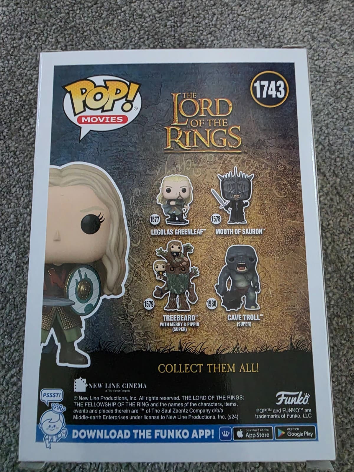 Funko Pop Éowyn #1743 – Lord of the Rings - LOTR Vinyl Figure – Collector Box - Thumbnail 3