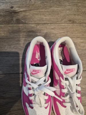 Nike Dunk Low Active Pink White Youth Size 3Y New Shoes - Thumbnail 7