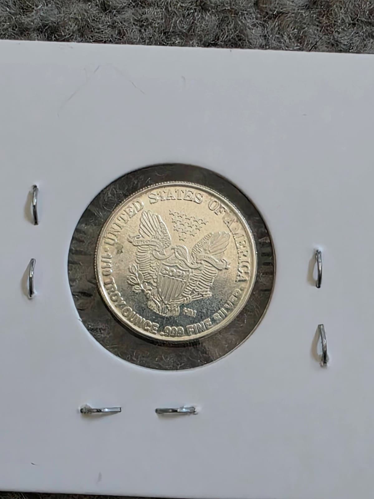 1/10th Silver .999 3.11 grams Round - Walking Liberty / American Eagle Design - Thumbnail 2