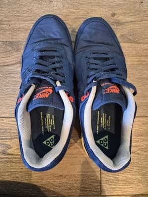 ​Nike Air Pegasus 89 ACG Blue Nebula Navy Orange Mens Size 10 344082-481 Retro - Thumbnail 5
