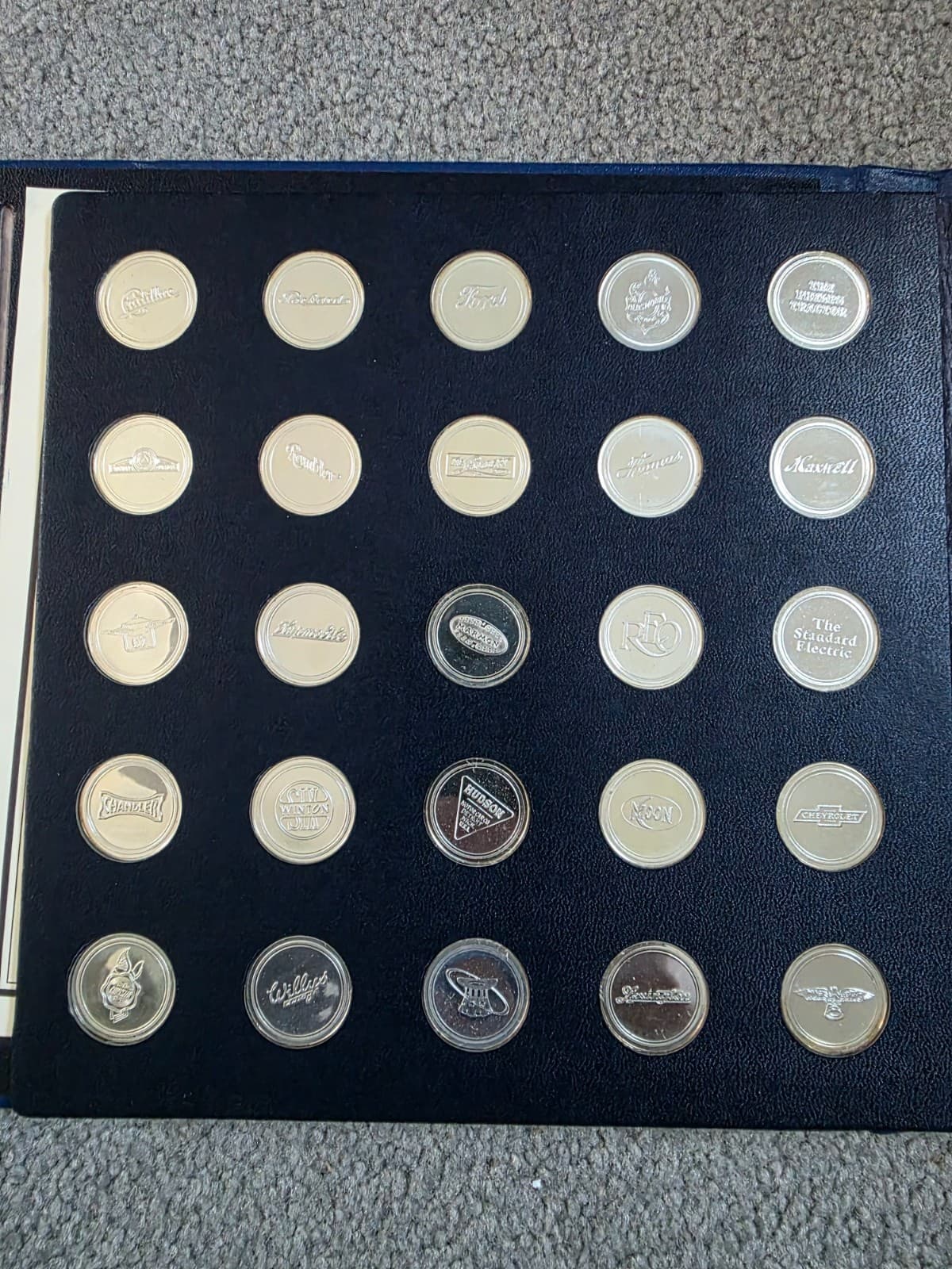 1969 Antique Cars Series 2, 25-Coin .925 Silver Proof Set - 5.575 oz of si1ver! - Thumbnail 4