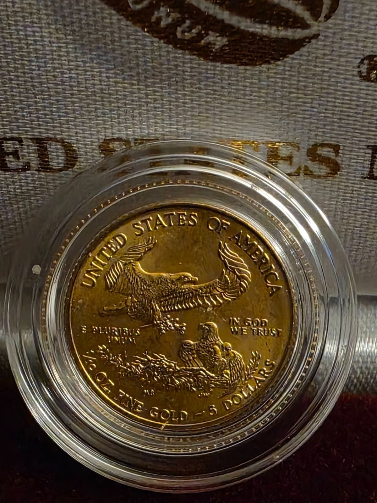 2010 $5 1/10 oz Gold Eagle Coin ($650 Retail) - Thumbnail 2
