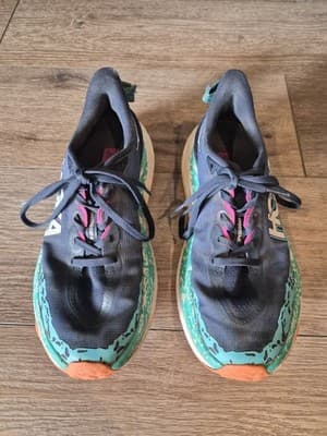 Hoka Speedgoat 6 Women's Size 7 Navy Blue Trail Running Shoes Vibram - Thumbnail 2