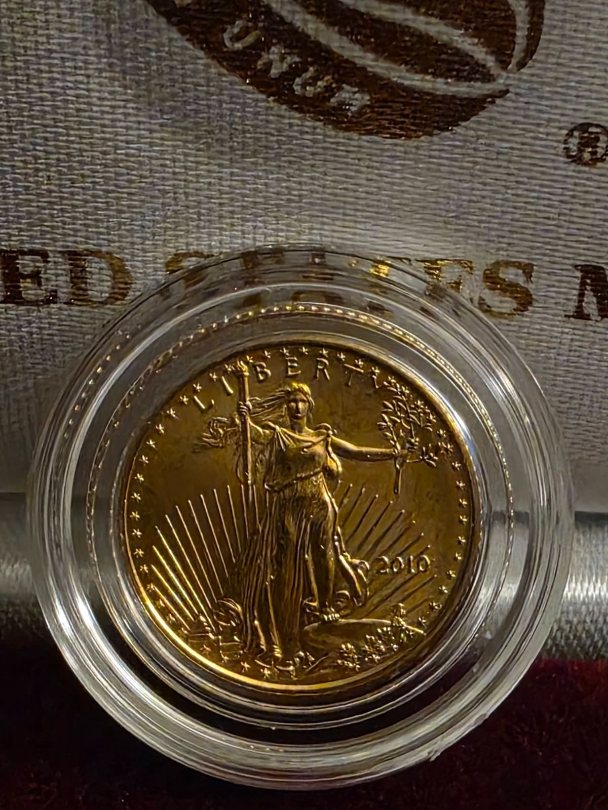 2010 $5 1/10 oz Gold Eagle Coin ($650 Retail) - Thumbnail 3