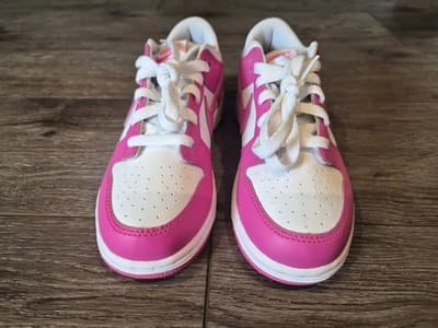 Nike Dunk Low Active Pink White Youth Size 3Y New Shoes - Thumbnail 2