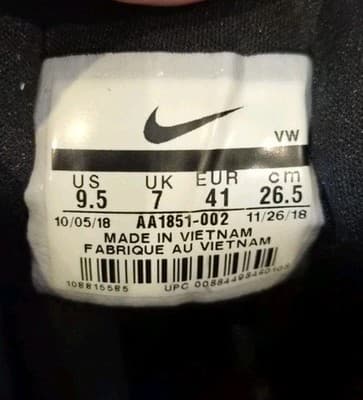 Nike Roshe G Black White Spikeless Women's Golf Shoes Size 9.5 AA1851-002 - Thumbnail 7