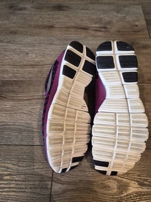Nike Free 5.0 V4 Women's Size 11 Sneakers Raspberry Burgundy Leopard Print - Thumbnail 5