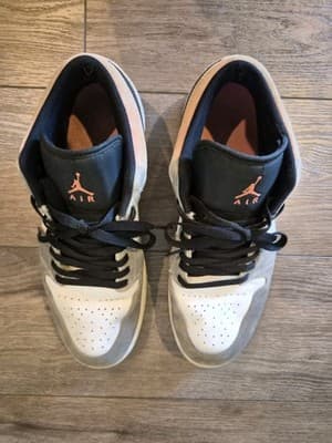 ​Nike Air Jordan 1 Low Flight Club Magic Ember Black Grey Men's Size 11 - Thumbnail 7