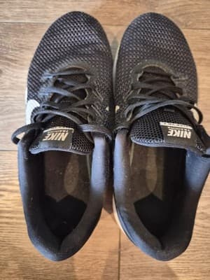 Nike Flex TR 7 Women's Cross Training Sneakers Gym Size 8 Black White - Thumbnail 6