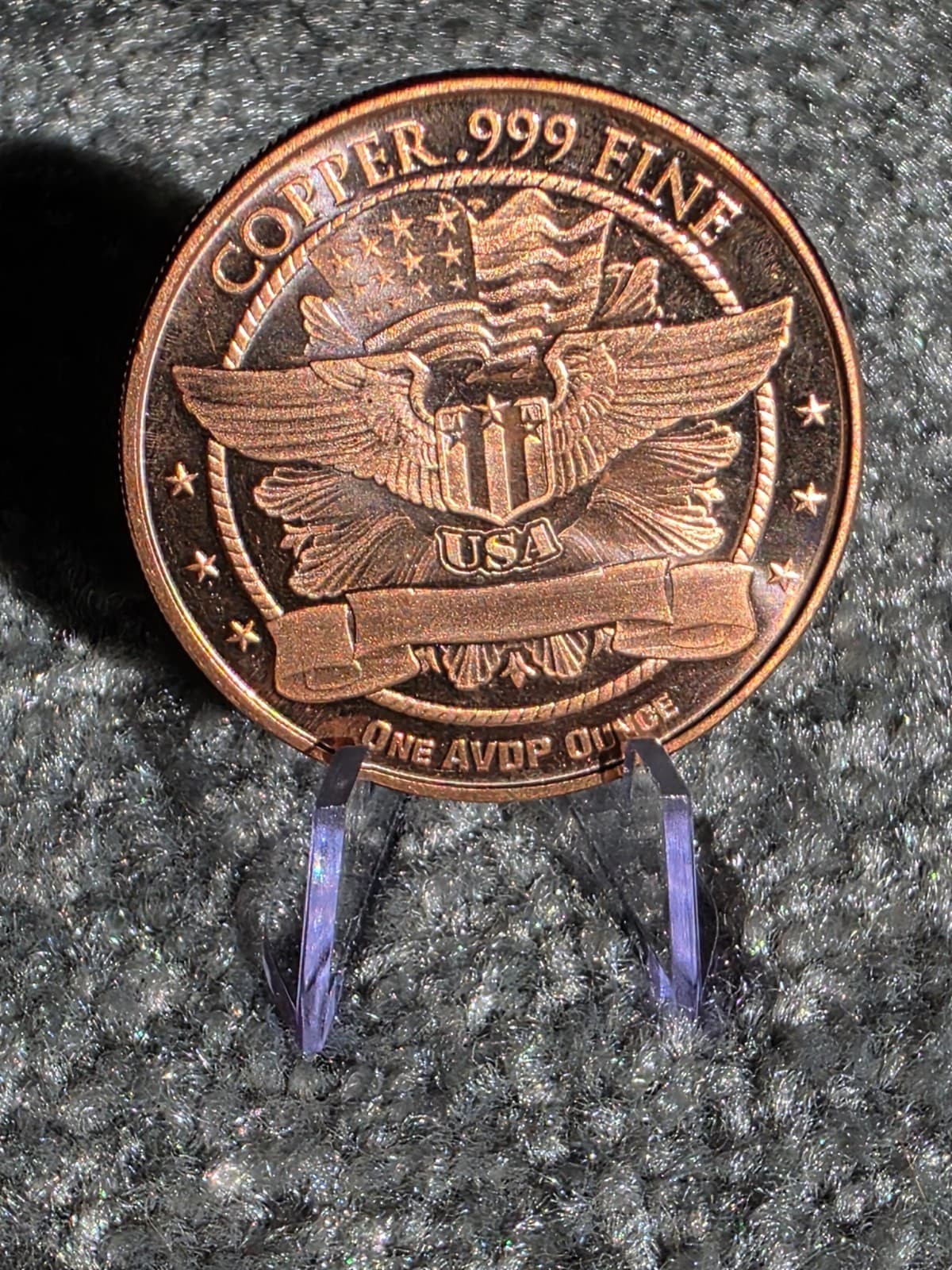 1 oz .999 Fine Copper Round – Donald Trump Design - Trump Commemorative Round - Thumbnail 2