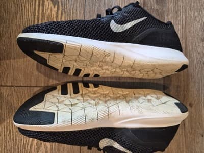 Nike Flex TR 7 Women's Cross Training Sneakers Gym Size 8 Black White - Thumbnail 4