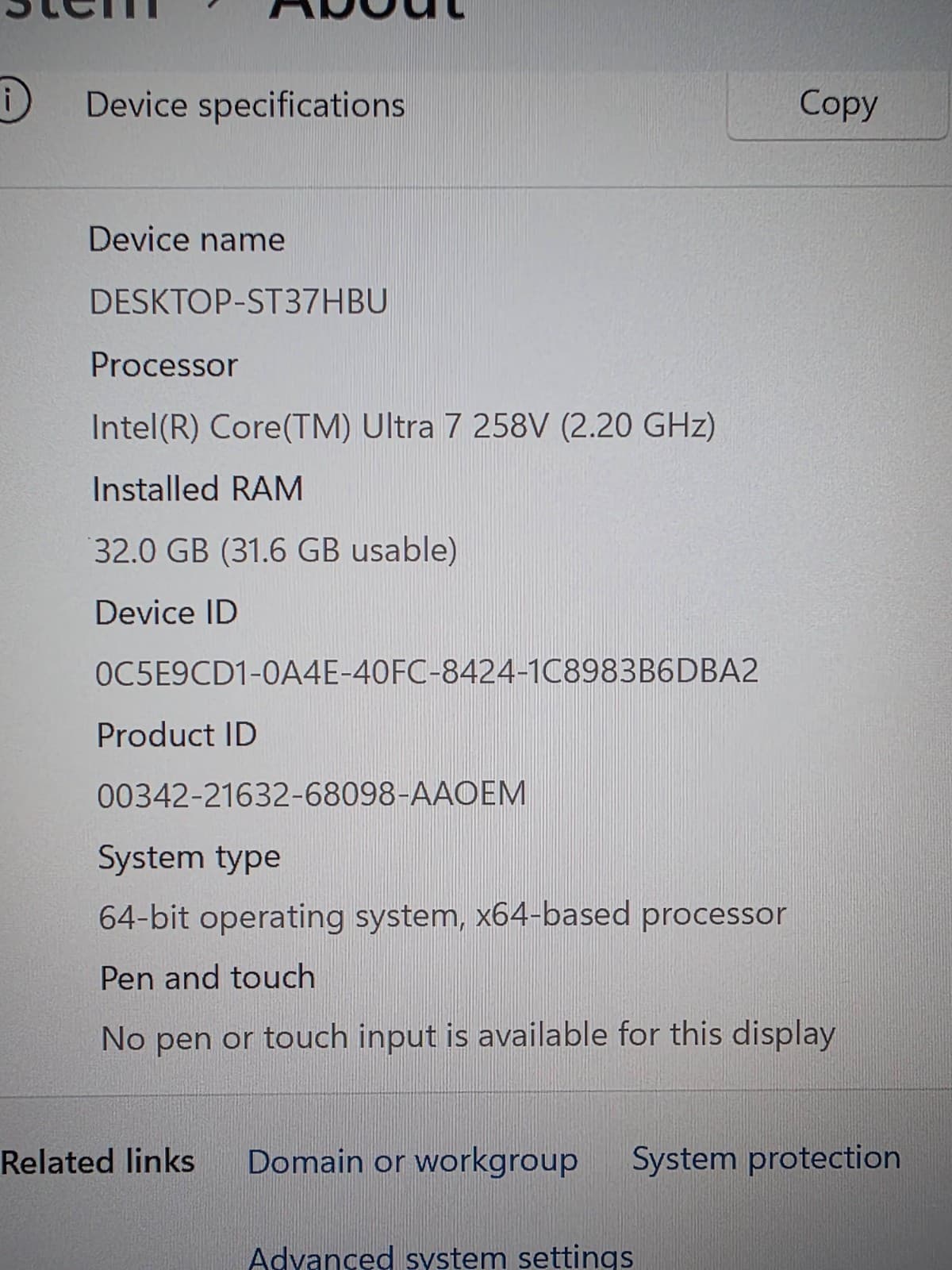 Dell 14 Plus DB14250 Ultra 7 258V 32GB 1TB SSD 14" 2.5K Win11 Laptop - Thumbnail 9